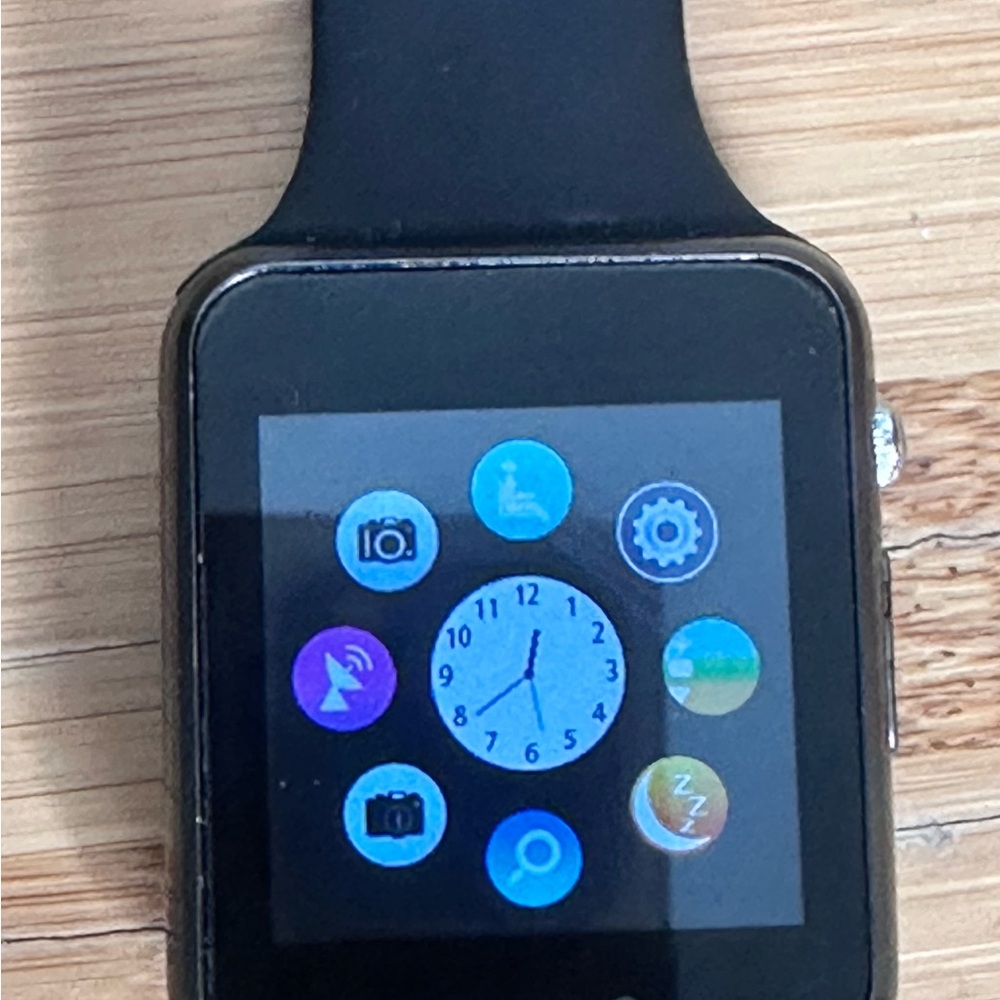 Smart Wearable Black Watch